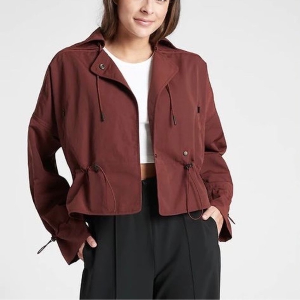 Athleta Acadia Burgundy Jacket